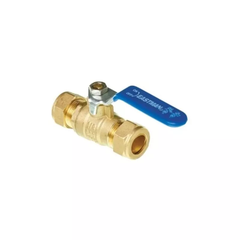 Rheem Compression Ball Valve – 1/2 in. Comp Brass Full Port, Low Lead 20096LF